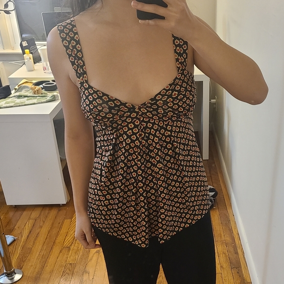 Diane von furstenberg dvf silk wool jersey top - Picture 1 of 4